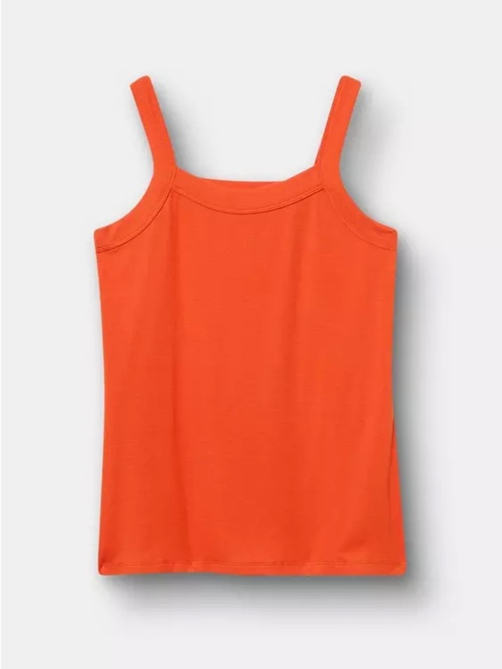 Torrid Ribbed Cotton Modal Wide Strap Tank - Orange, Size 5x. 28x. NWT